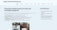 Desktop Screenshot of hedden-information.com
